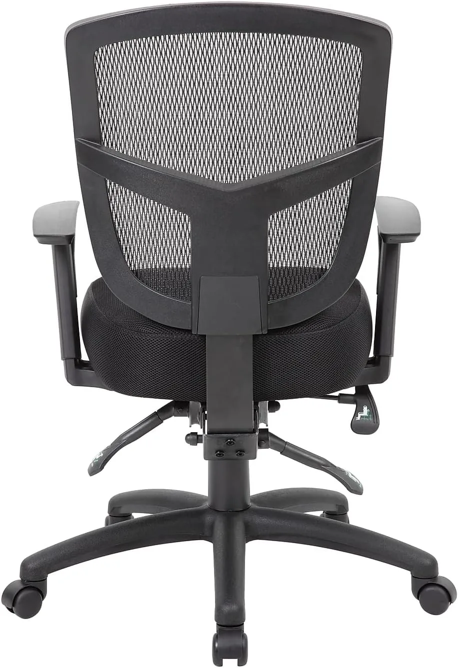 Boss Office Products Contract Mesh Task Chair, Black (B6023)