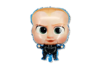 Boss Baby Theme Foil Balloons Yellow - (Pack of 5)