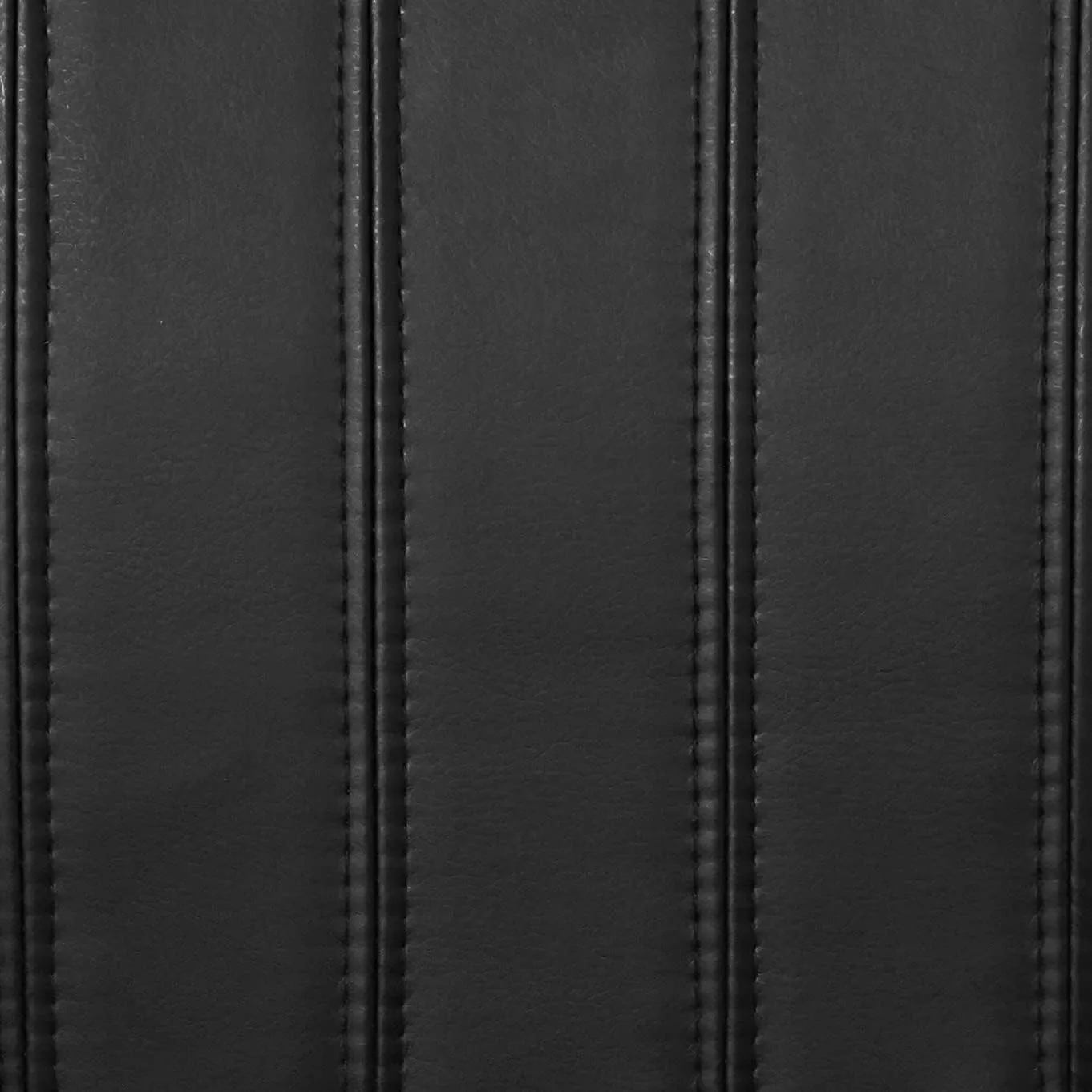 Boss Office Products Ergonomic Mid-Back Leather Chair, Black