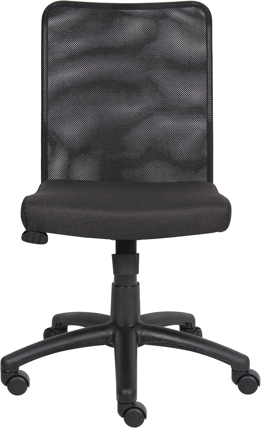 Boss Office Products Budget Mesh Task Chair without Arms in Black