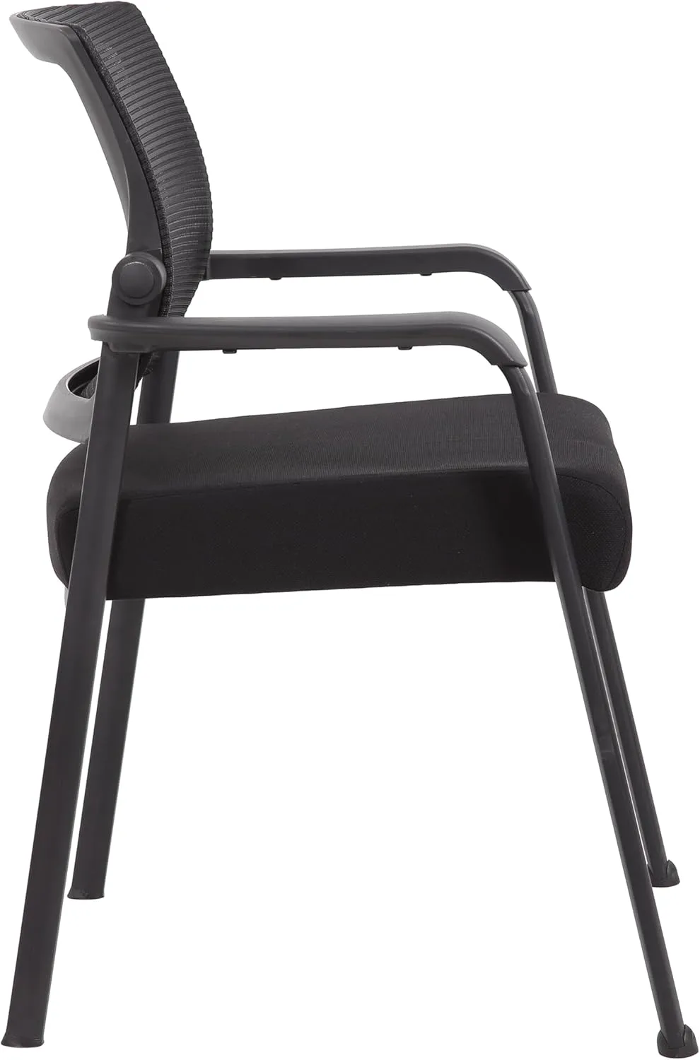 Boss Office Products Mesh 4-Legged Guest Chair, Black