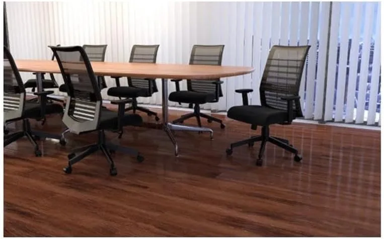 Boss Office Products Mesh Task Chair With T-Arms, Black