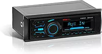 BOSS Audio Systems MR1308UABK Marine Boat Stereo – Single Din, Bluetooth, No CD DVD Player, AM/FM Radio Receiver, Aux-in