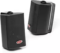 BOSS Audio Systems MR4.3 4-Inch 3-Way Marine Enclosed Speakers (Pair)