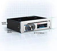 BOSS Audio Systems MR508UABW Marine Boat Stereo - Single Din, Bluetooth Audio and Calling Head Unit, AM/FM Radio Receiver
