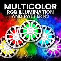 BOSS Audio Systems MRGB10W 10 Inch Boat Subwoofer - 800 Watts Max, Dual 2 Ohm Voice Coil, Multicolor Illumination