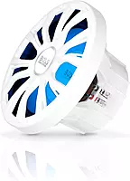 BOSS Audio Systems MRGB10W 10 Inch Boat Subwoofer - 800 Watts Max, Dual 2 Ohm Voice Coil, Multicolor Illumination