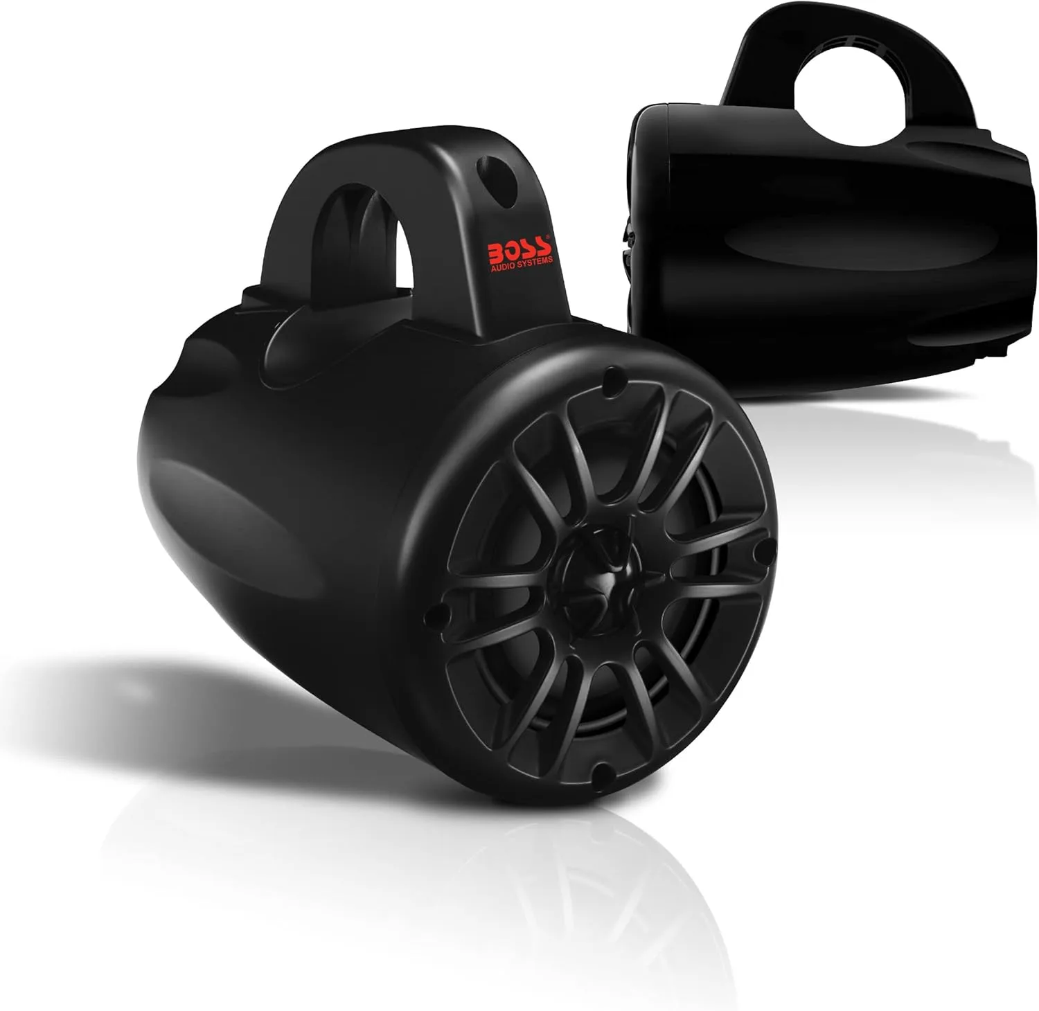 BOSS Audio Systems MRWT40 ATV UTV Marine Weatherproof Waketower System - 4 Inch Stereo Speakers, Full Range, 2 Way, Tweeters
