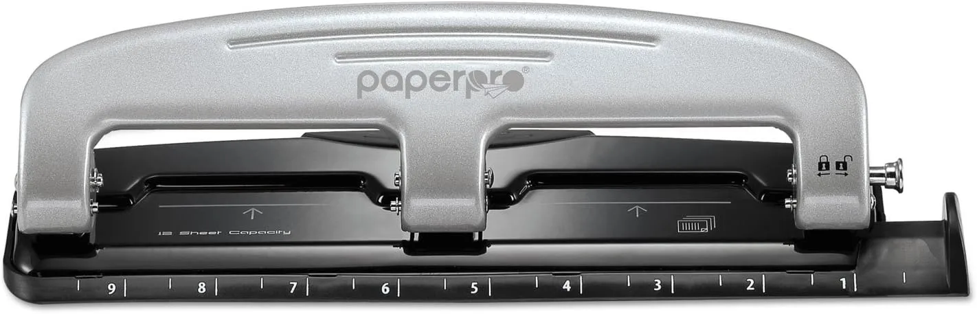 Bostitch EZ Squeeze Three-Hole Punch
