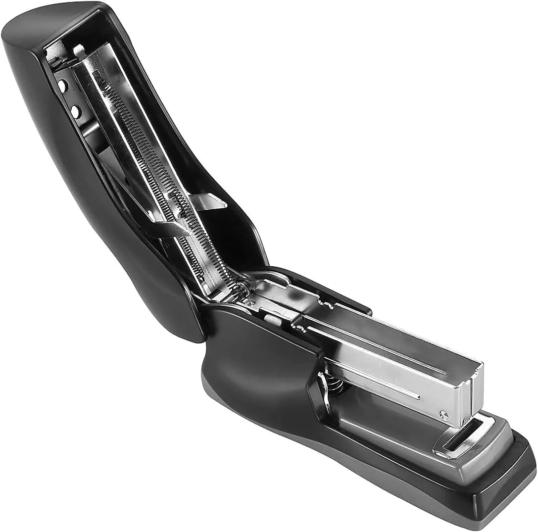Bostitch Office Heavy-Duty Flat Clinch Stapler, 40-Sheet Capacity, Black