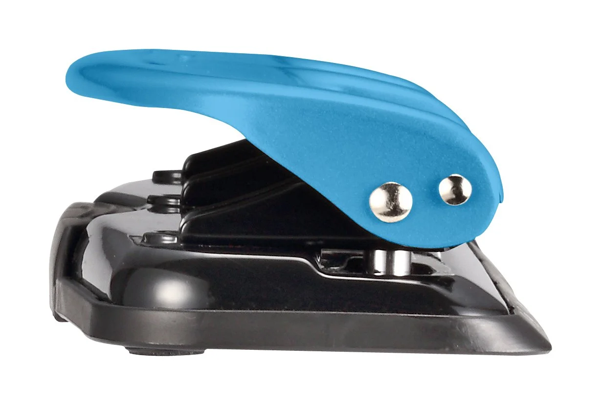 Bostitch EZ Squeeze Three-Hole Punch, 12-Sheet Capacity