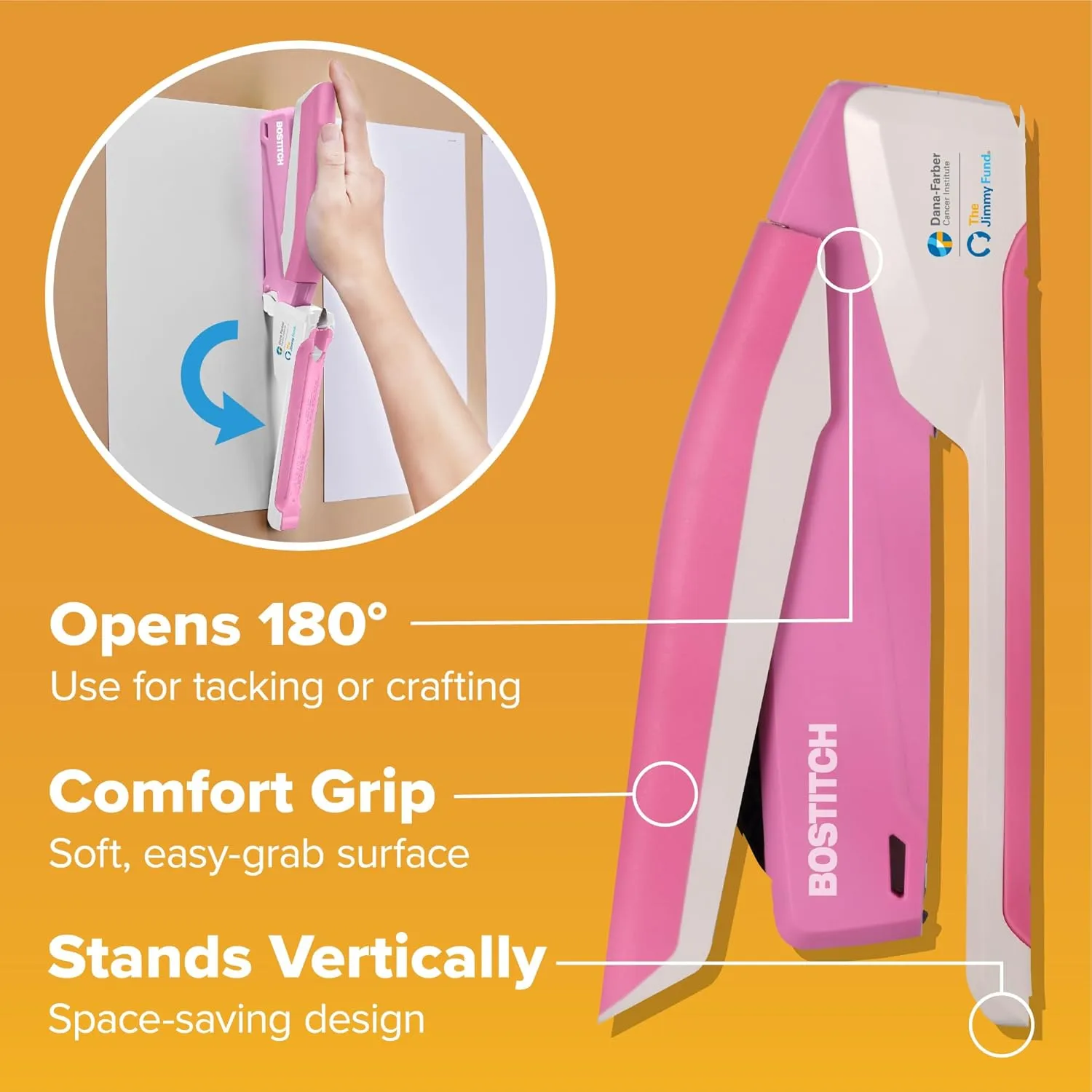 PaperPro / Bostitch One-Finger Spring-Powered Desktop Stapler