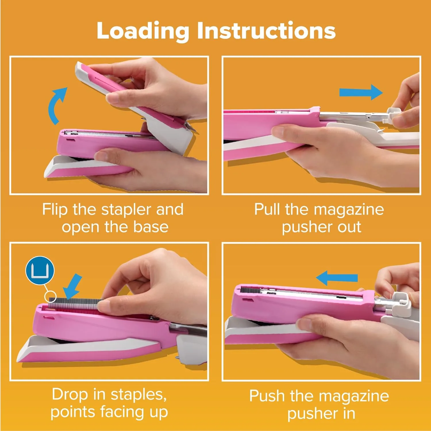 PaperPro / Bostitch One-Finger Spring-Powered Desktop Stapler