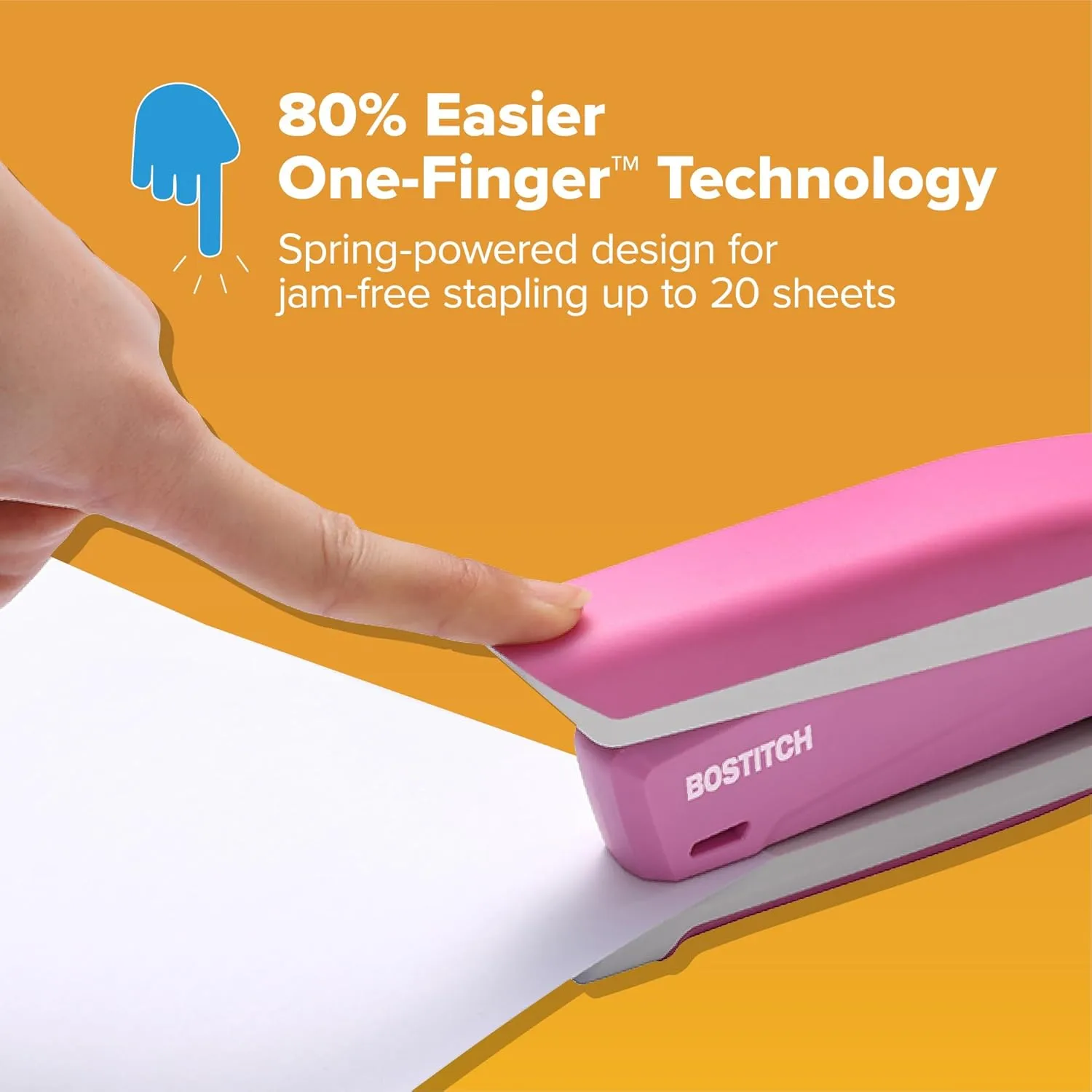 PaperPro / Bostitch One-Finger Spring-Powered Desktop Stapler