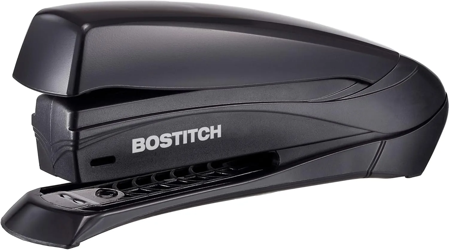 Bostitch Inspire Spring-Powered Desktop Stapler, 20-Sheet Capacity, Black