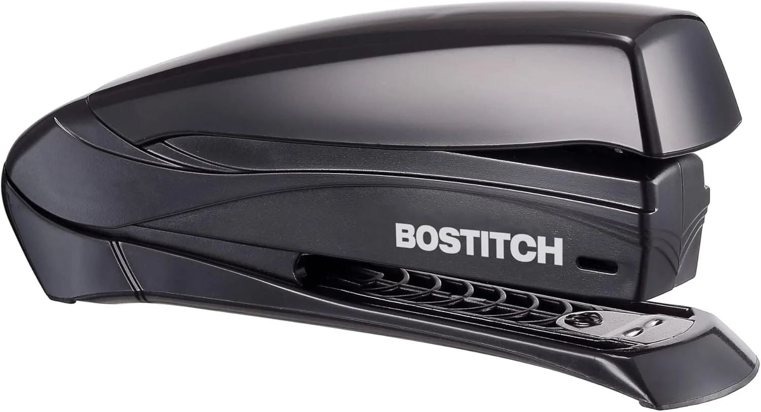 Bostitch Inspire Spring-Powered Desktop Stapler, 20-Sheet Capacity, Black