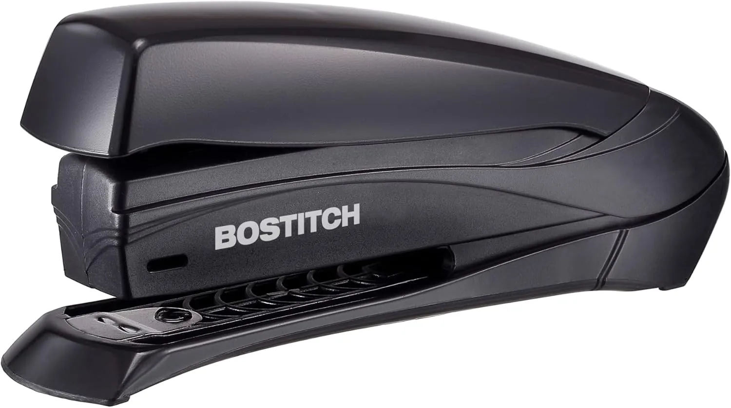 Bostitch Inspire Spring-Powered Desktop Stapler, 20-Sheet Capacity, Black