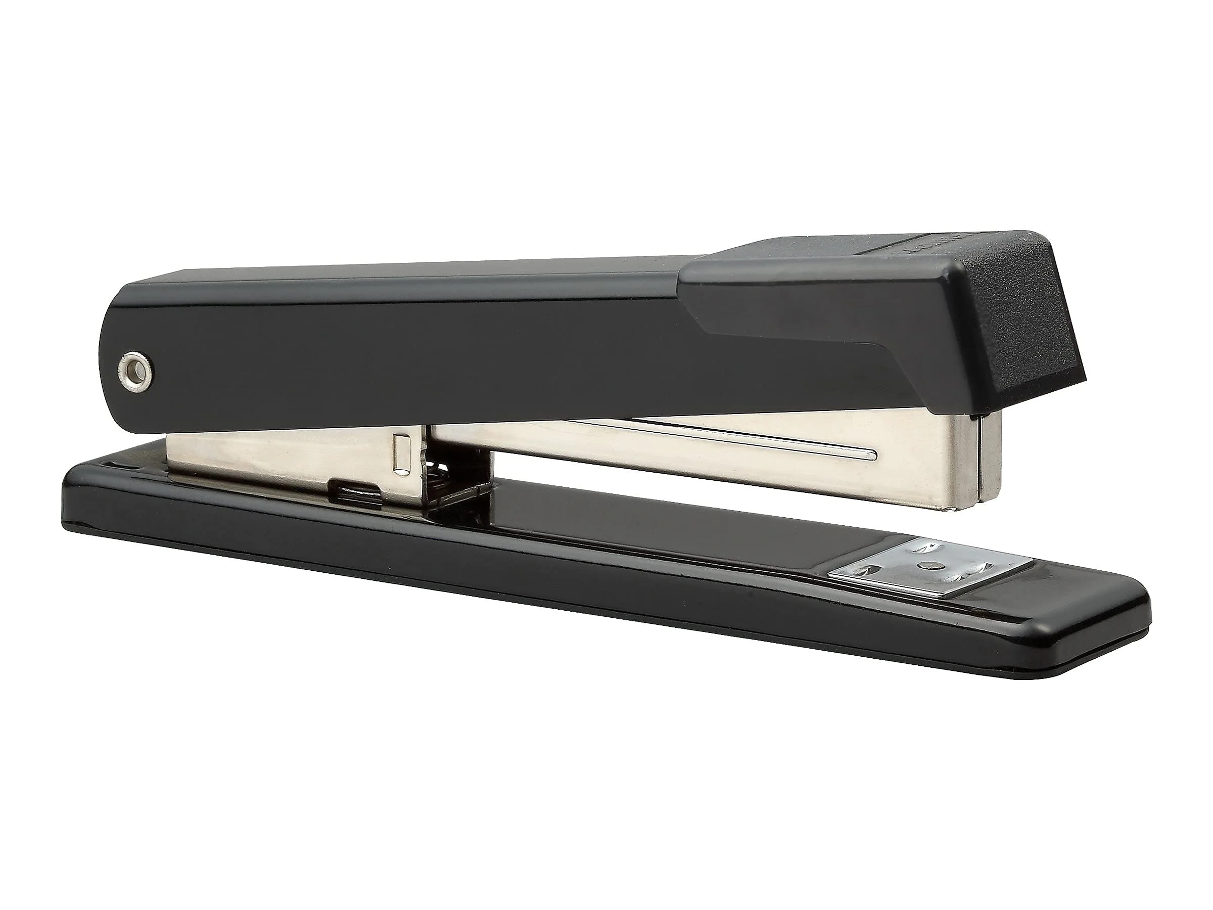 Bostitch Office Classic Metal Desktop Stapler, 20 Sheet Capacity, Dual Clinch, Opens for Tacking, Full-Strip, Black