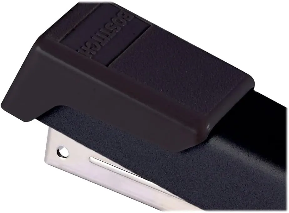 Bostitch Office Classic Metal Desktop Stapler, 20 Sheet Capacity, Dual Clinch, Opens for Tacking, Full-Strip, Black