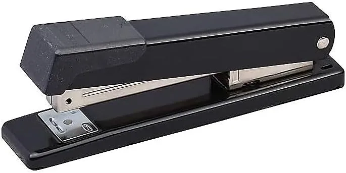 Bostitch Office Classic Metal Desktop Stapler, 20 Sheet Capacity, Dual Clinch, Opens for Tacking, Full-Strip, Black