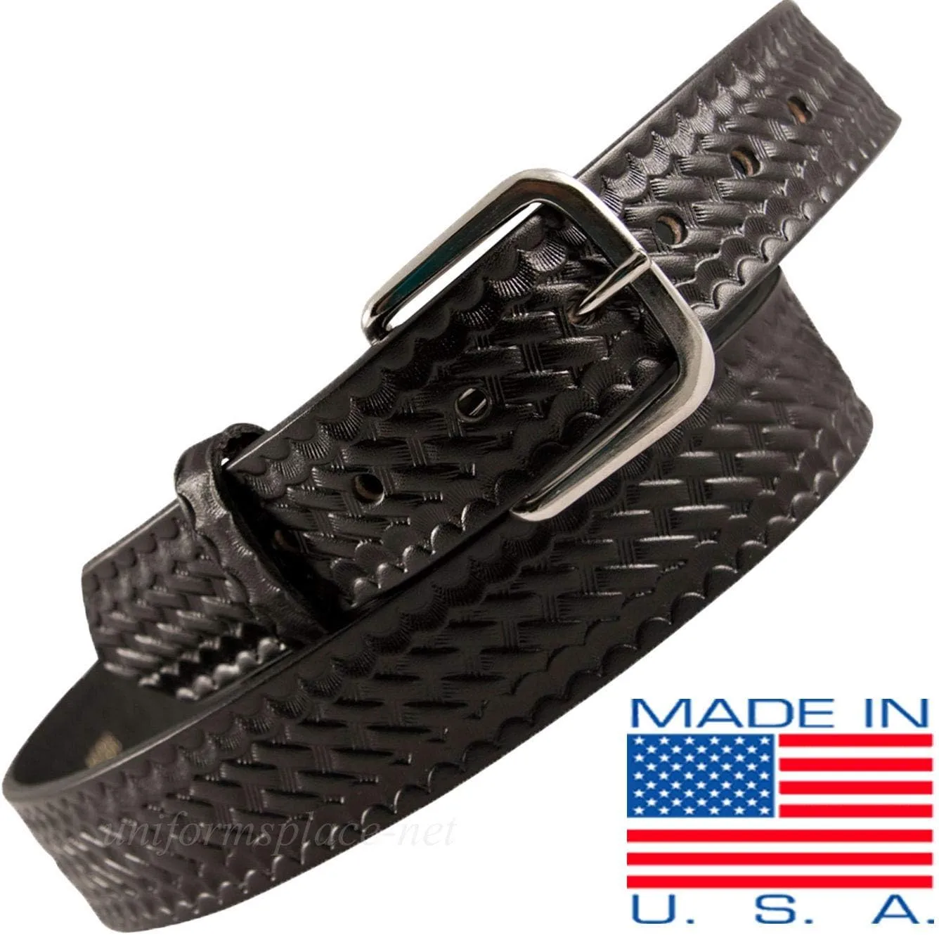 Boston Leather 1 1/2" American Value Line Leather Belt