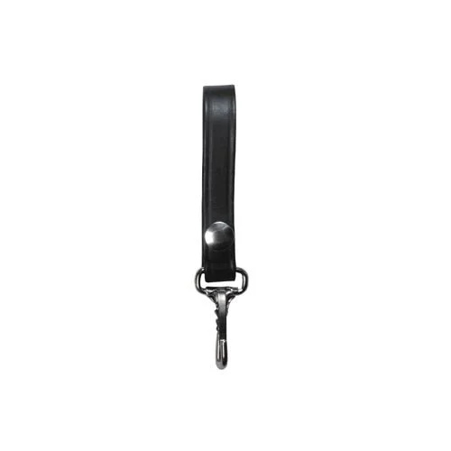 Boston Leather Key Loop With Snap 1in