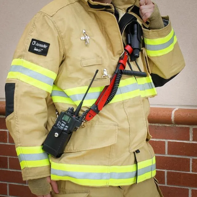 Boston Leather Firefighter Radio Strap