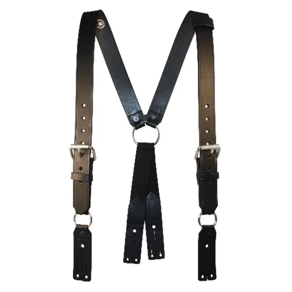 BOSTON LEATHER Firefighter Suspenders, Button Attachment