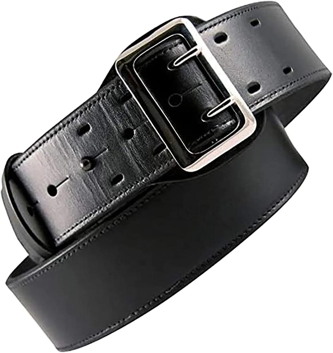 BOSTON LEATHER Sam Browne Duty Belt, Fully Lined, 2 1/4" Wide