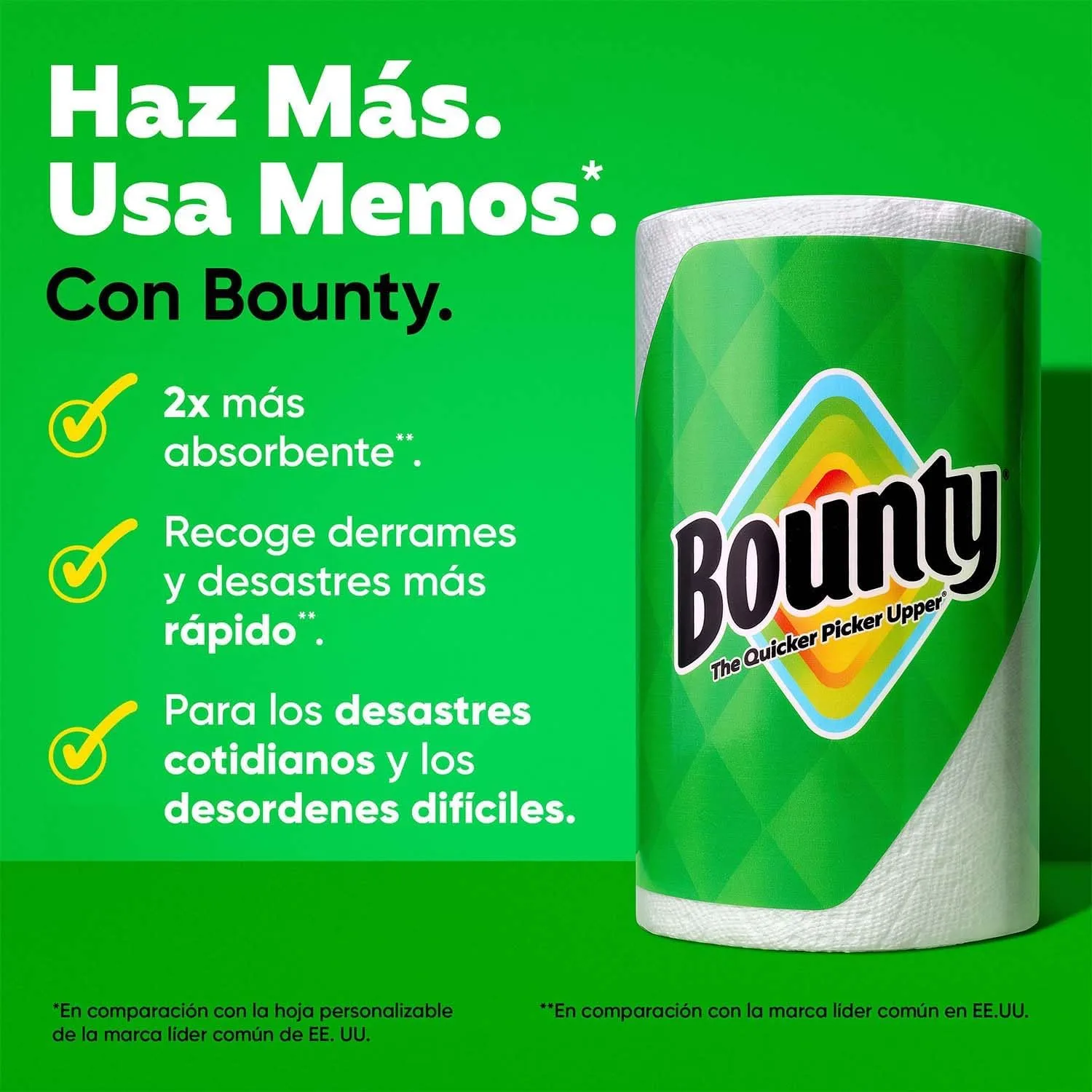 Bounty Paper Towels Select-A-Size Double Rolls, 12 Rolls Total/82 Sheets Per Roll, White