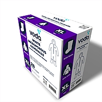 White Microporous Coveralls Voda
