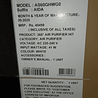 LG PuriCare™ 360 Hit Air Purifier (AS60GHWG0) with HEPA 13 Filter