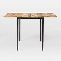 Drop Leaf Metal And Wood 4 Seater Dining Table Drop Leaf Metal And Wood 4 Seater Dining Table