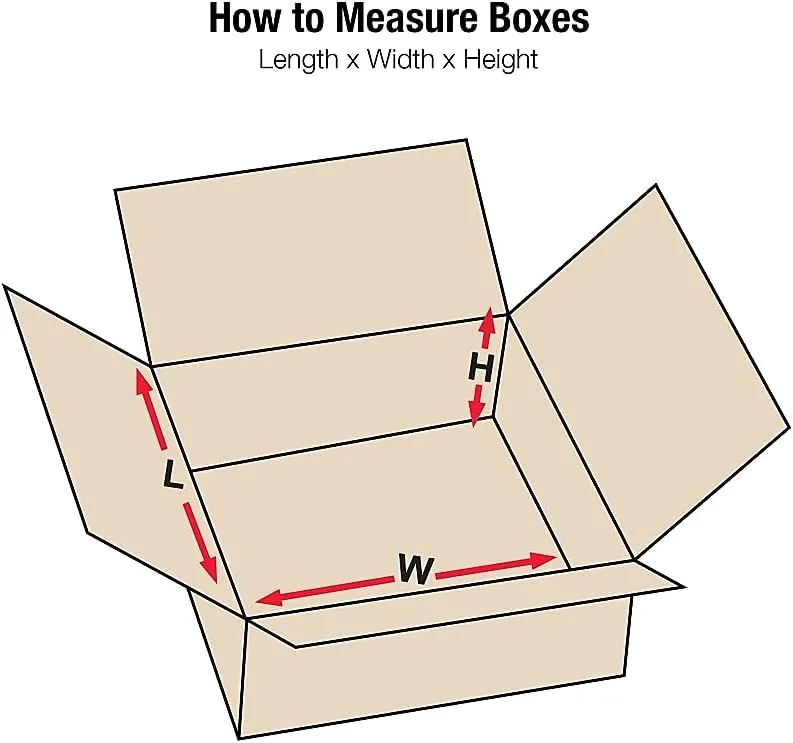SI Products 09-Inch x 6-Inch x 2-Inch Shipping Box, 200#/ECT, 25/Bundle (962)