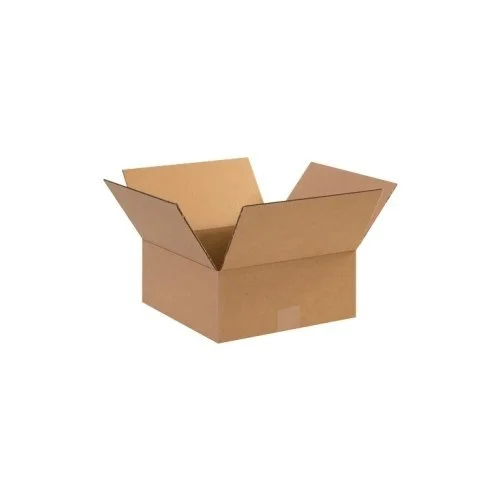 Partners Brand Flat Corrugated Boxes, 12in x 12in x 5in, Kraft, Pack Of 25
