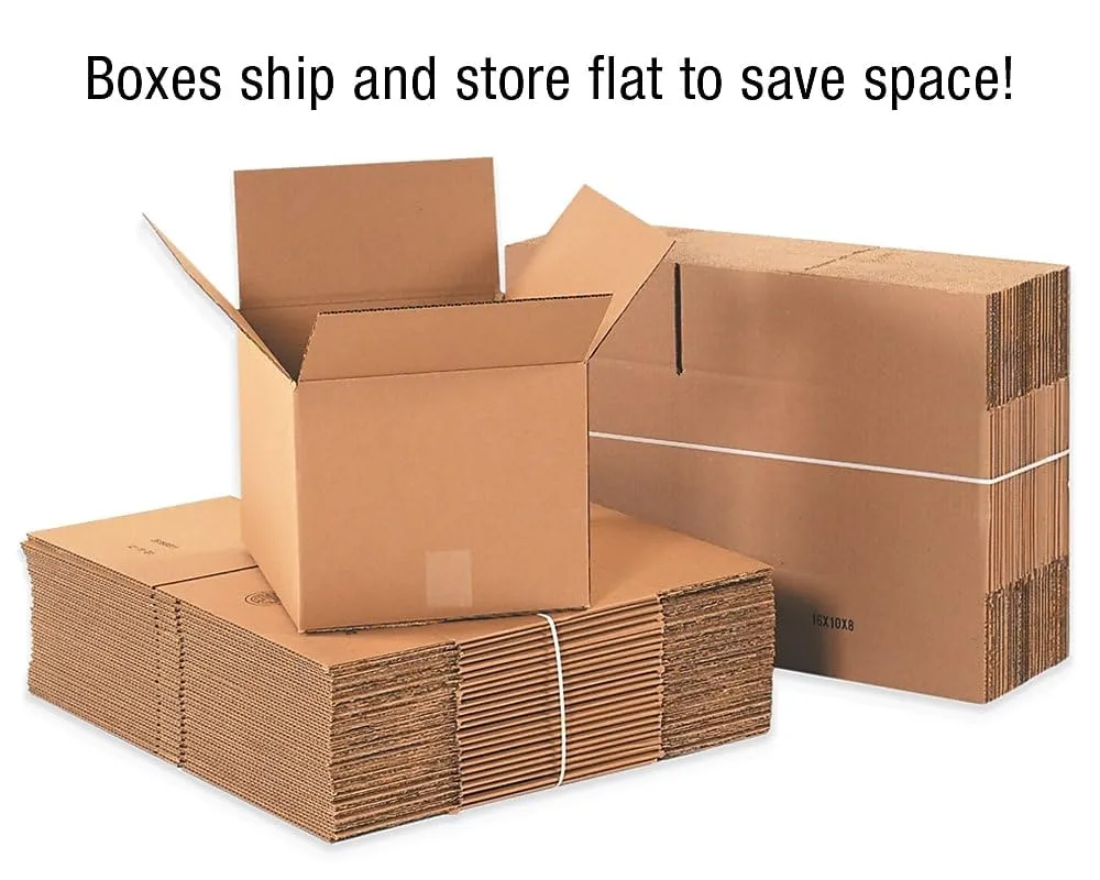 Box Partners20-inch x 20-inch x 20-inch Shipping Boxes, 32 ECT, White, 10/Bundle (202020W)