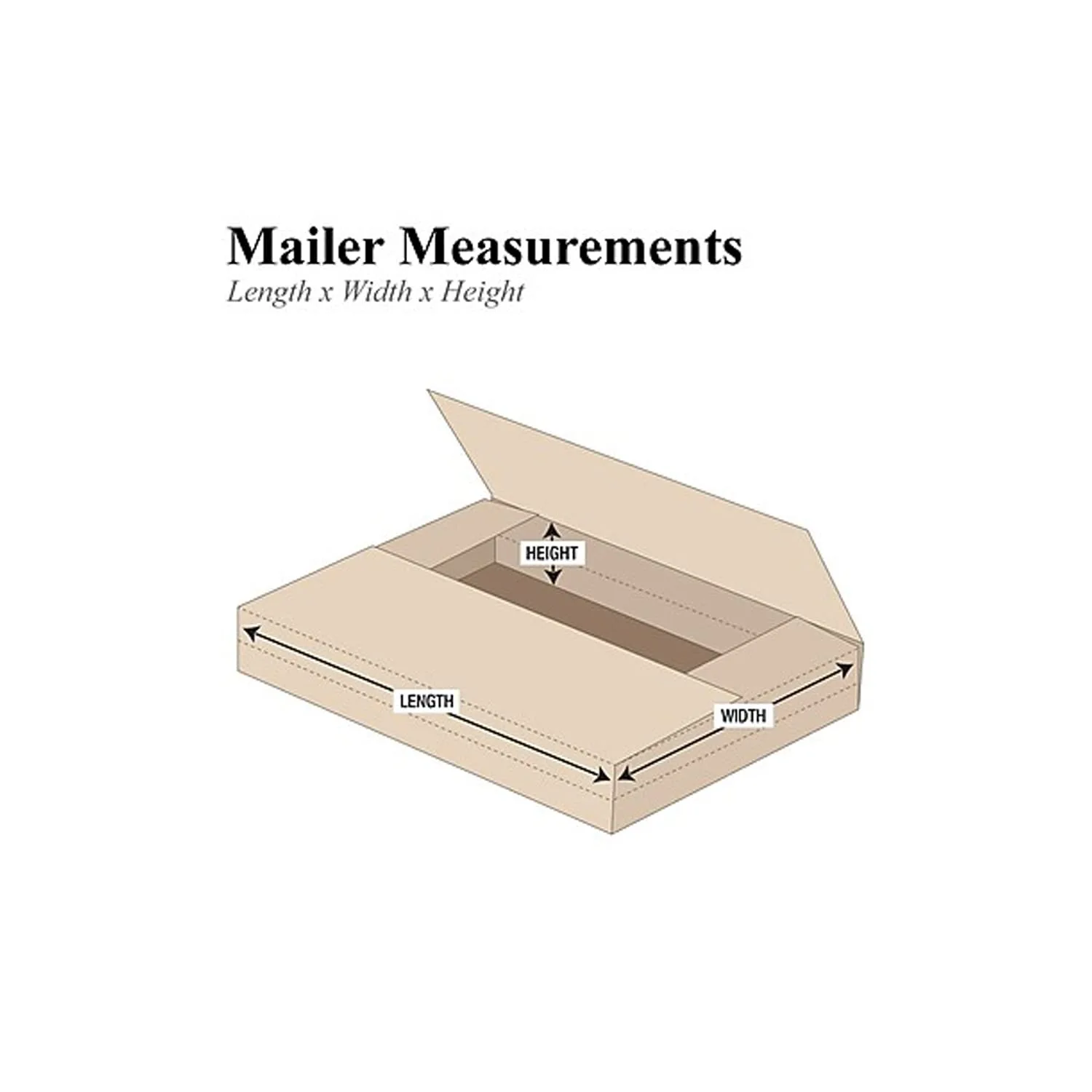 Partners Brand Multi-Depth Easy-Fold Mailers, 12 1/8in x 9 1/8in x 2in, Kraft, Pack Of 50