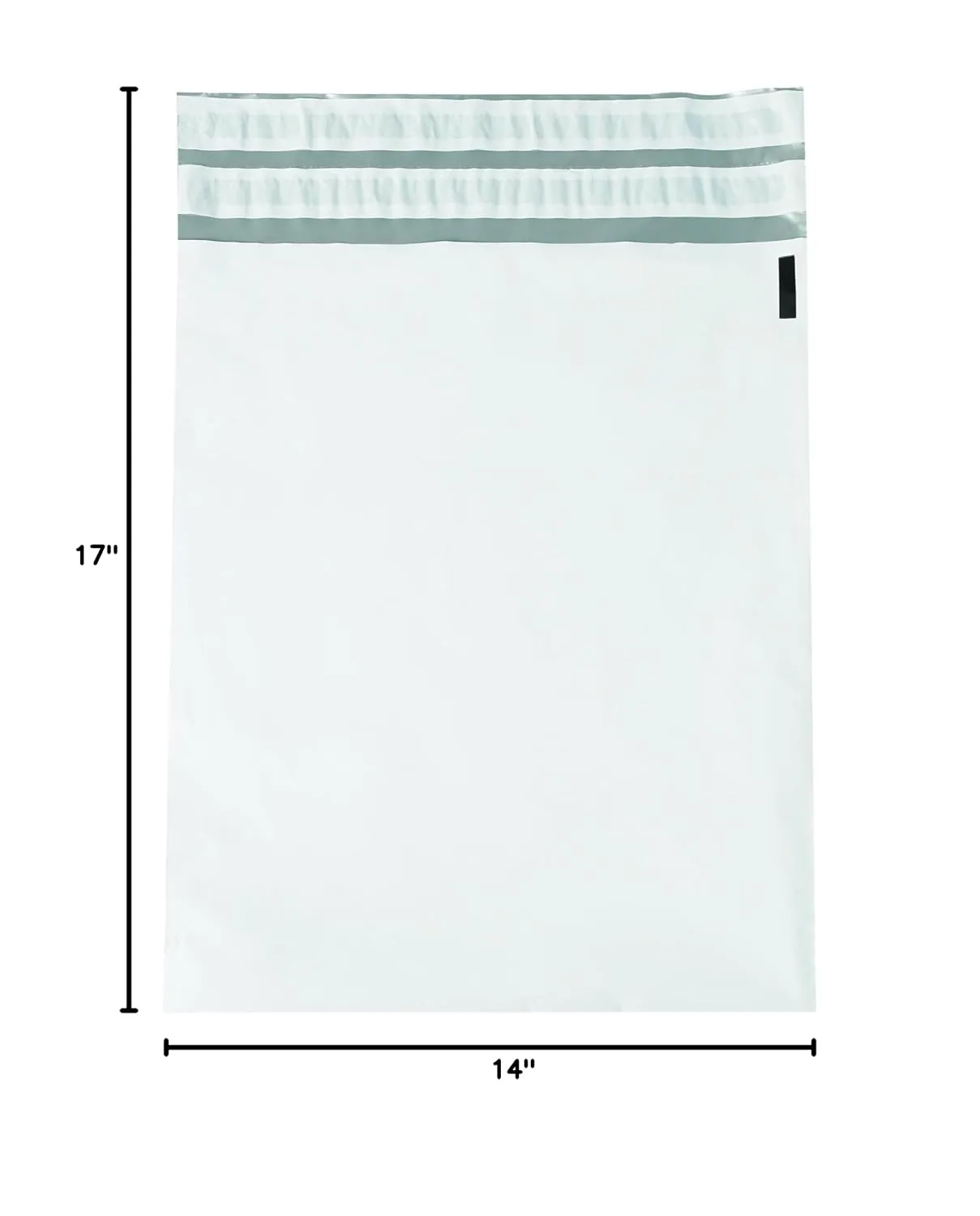 2.5 Mil Returnable Poly Mailer, 14"x17", 100 Pack