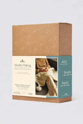 DMC Mindful Making - Plaid per il tuo relax Kit Maglia DMC Mindful Making - Plaid per il tuo relax Kit Maglia