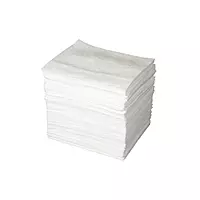 Brady 15" X 19" ENV White Polypropylene Light Weight Sorbent Pad