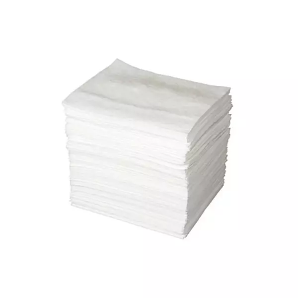 Brady 15" X 19" ENV White Polypropylene Light Weight Sorbent Pad