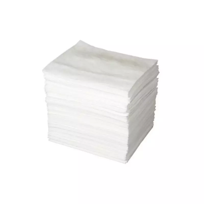 Brady 15" X 19" ENV White Polypropylene Light Weight Sorbent Pad