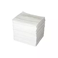 Brady 15" X 19" ENV White Polypropylene Light Weight Sorbent Pad