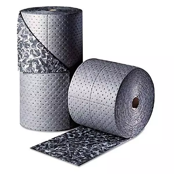 Brady SPC BM30 30" x 150' Heavy Weight Multi-Purpose Workstation Absorbent Roll with Low Linting Camouflage Print Cover