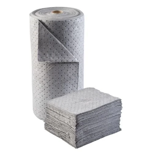 BRADY SPC Universal Absorbent Pad, 15 x 17 in, Perforated, Polypropylene