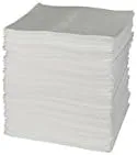 Brady Maxx White Polypropylene 40 gal Absorbent Pad 107825-15 in Width - 19 in Length - Low-Lint - SPC200 [PRICE is per BALE]