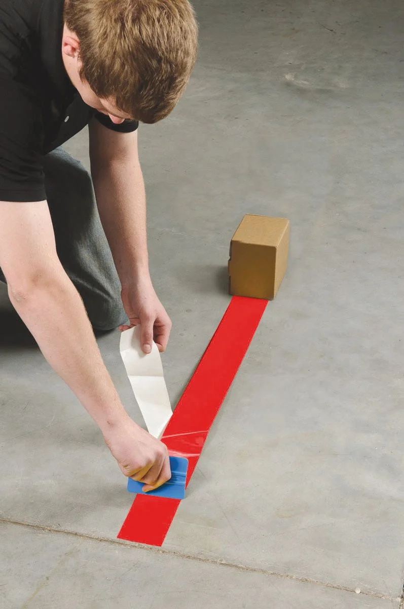 Brady ToughStripe Floor Marking Tape, 100' Polyester