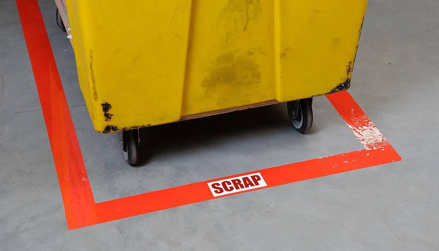 Brady ToughStripe Floor Marking Tape, 100' Polyester