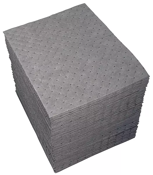 Brady SPC UXT200 15" x 19" Light Weight Multi-Purpose Absorbent Pads with Low Linting Durable Spunbond Cover - 200 ct