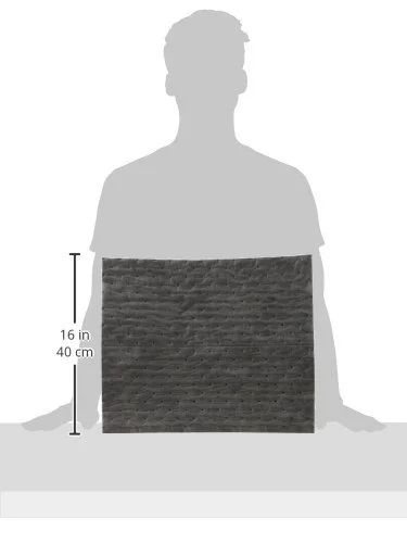 Brady SPC UXT200 15" x 19" Light Weight Multi-Purpose Absorbent Pads with Low Linting Durable Spunbond Cover - 200 ct
